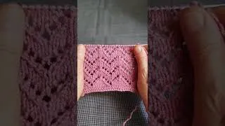Thumbnail: Beautiful and summery lace stitch pattern No. 158 for beginners.