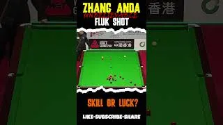 Thumbnail: Zhang Anda Fluke Shot Wordl Grand Prix Snooker 2026 #billiards #snooker2026 #snookermoments