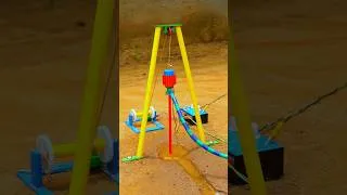 Thumbnail: DIY Mini Borewell Drilling Machine | Submersible Water Pump | Crop Farming | Science Project