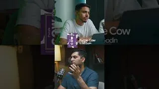 Thumbnail: Be the PURPLE Cow!! In a world where everyone is trying to fit in, being different is an advantage.
