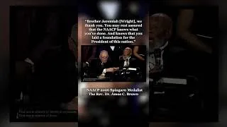 Thumbnail: Rev. Dr. Amos C. Brown Shares His@NAACP  2026 Spingarn Medal With Rev. Dr. Jeremiah A. Wright