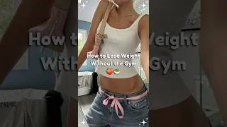 Thumbnail: How to loose weight without gym 😊🎀 || #shorts #weightloss #glowup #fyp