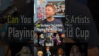 Thumbnail: Can You Guess The 5 Artists Playing The World Cup Halftime Show?! #fyp #worldcup #music #sports