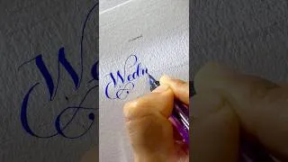 Thumbnail: Writing Wednesday in beautiful art of calligraphy #calligraphy #handwriting  #penmanship #art