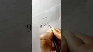 Thumbnail: Cursives handwriting using mechanical pencil 😍😍 #handwriting #CursiveWriting #penmanship