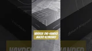 Thumbnail: UNBOXING #8: VAYDEER One-Handed Macro Keyboard #noadvertising