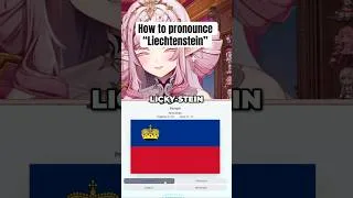 Thumbnail: Vtuber struggles to pronounce "Liechtenstein"