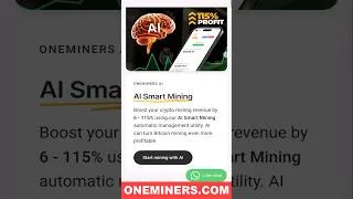 Thumbnail: Most Profitable Bitcoin Mining Hosting - OneMiners AI Smart Mining 🚀