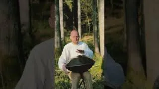 Thumbnail: Handpan meditation on the edges of the Black Forest #shorts