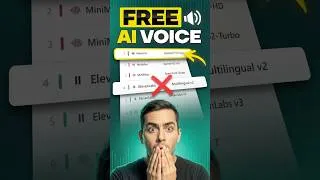 Thumbnail: Better than ElevenLabs, FREE & Unlimited
