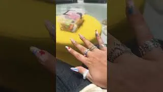 Thumbnail: Summer set 🤍❤️💙. #nails #summer #set