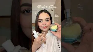Thumbnail: Fresh & clean smelling perfumes 🧺🫧 for hot, humid weather 🤍 My top 5!