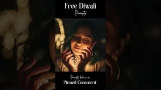 Thumbnail: Diwali Photoshoot Magic 🎇 | Create Stunning Festive Pics with Nano Banana AI Prompts 💥 #Shorts