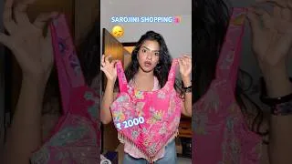 Thumbnail: disappointed 😞SAROJINI NAGAR MARKET haul 🛍️ ( zero bargains ) #sarojininagar #delhi #shopping