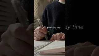Thumbnail: quiet study time｜writing ASMR｜静かな筆記音で集中✏️
