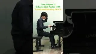 Thumbnail: Taisei Shigeno | Rachmaninoff: Étude-Tableau, Op. 39 No. 6 | Second Prize |2026 Aachen Regional MIPC