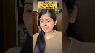 Thumbnail: How to remember everything you learn # study tips