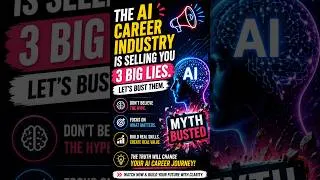 Thumbnail: The AI Career Industry Is Selling You 3 Big Lies. Let's Bust Them.