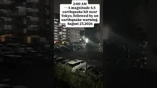 Thumbnail: 2:00am in Japan 🇯🇵 #japanvlog #dailyvlog #update #earthquake #japanlife