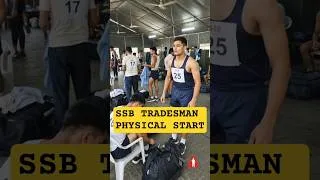 Thumbnail: SSB Physical 2026 START 🔥 First Day Par Kya-Kya Hoga? | SSB Tradesman Physical Today Update #shorts