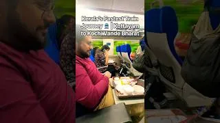Thumbnail: Kerala’s Fastest Train Journey  Kottayam to Kochi Vande Bharat #shorts #vandebharatexpress #kerala