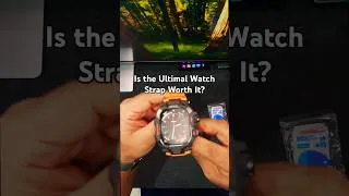 Thumbnail: Is the Ultimal Watch Strap Worth It? Apple Watch ultra 3 #applewatch #shorts #viral
