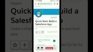 Thumbnail: Quick Start: Build a Salesforce App