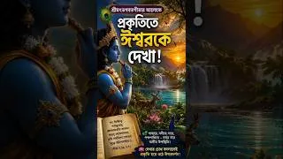 Thumbnail: প্রকৃতিতে ঈশ্বরকে দেখা! | গীতার আলোকে ঈশ্বরের সর্বব্যাপী রূপ! #গীতার_জ্ঞান #প্রকৃতিতে_ঈশ্বর