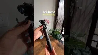 Thumbnail: Best and Most affordable tripod for small content creators🥹✨
