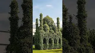 Thumbnail: Watch This Mosque Shape Grow From Plants… Mind-Blowing Timelapse 🌿#shorts