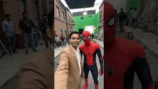 Thumbnail: I Took Selfies with Superheroes on a Movie Set 😳🔥#aishorts #aireels #ai