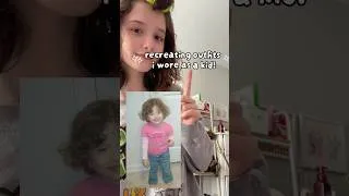 Thumbnail: i was a major diva as a kid 💔💔what do yall think abt the recreation though?