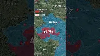 Thumbnail: The Hussite Wars with Casualties using Google Earth