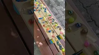 Thumbnail: Marble Run ASMR.HABA Wave Slope + Handmade Wooden Slope #marblerun #satisfying #asmr #HABA#shorts