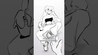 Thumbnail: sit like a lady #art #oc #drawing #digitalart #animation #shorts #relatable