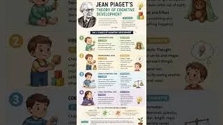 Thumbnail: Jean Piaget's Theory of Cognitive Development Explained Simply | Early Childhood Education