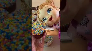 Thumbnail: Dot cake! 😋 #shorts #babydoll #babyalive