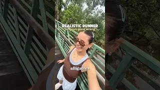 Thumbnail: running in alligator land #run #halfmarathon #runner #brooksrunning