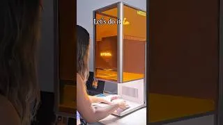 Thumbnail: Coolest machine ever #xtool #laserengraving #engraving #resinart  #artist #artshorts #engraved