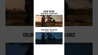 Thumbnail: Color Grading Day to Night scene. #cinematic #colorgrade