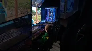 Thumbnail: Family gaming #eurotrucksimulator2 #pcsetup