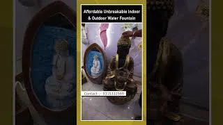 Thumbnail: Affordable Unbreakable #waterfountain || #shots #fountain #fiberfountain #indoorfountain #homedecor