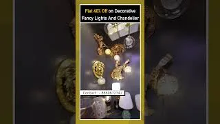 Thumbnail: Affordable #fancylights & #modernchandelierlights || #shorts #ledslight #jhoomar #decorativelights