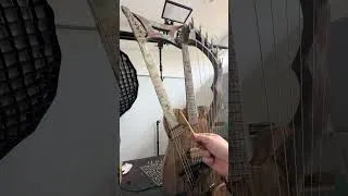 Thumbnail: Harp Guitar - Three necks - Random Tuning  #diyguitar #luthier #guitarbuilding