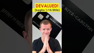 Thumbnail: ❗️DEVALUED: Ritz Carlton credit card just WORSE! (Priority Pass SMACKED)