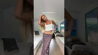 Thumbnail: OOTD 🤍 (skirt link posted on my TikTok) #ootd #tryon #maxiskirt