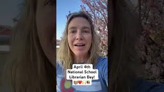 Thumbnail: Happy National School Librarian Day!  #librarylove #schoollibrary #schoollibrarian