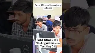Thumbnail: FAST NUCES Admission Test Day 01
