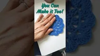 Thumbnail: Easy Crochet Coaster - Link in the Comments