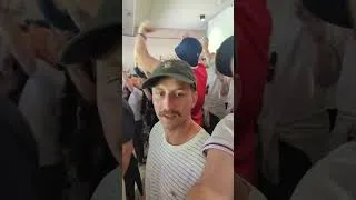 Thumbnail: England fans celebrating victory vs Australia at the MCG during The Ashes - "Don't take me home"